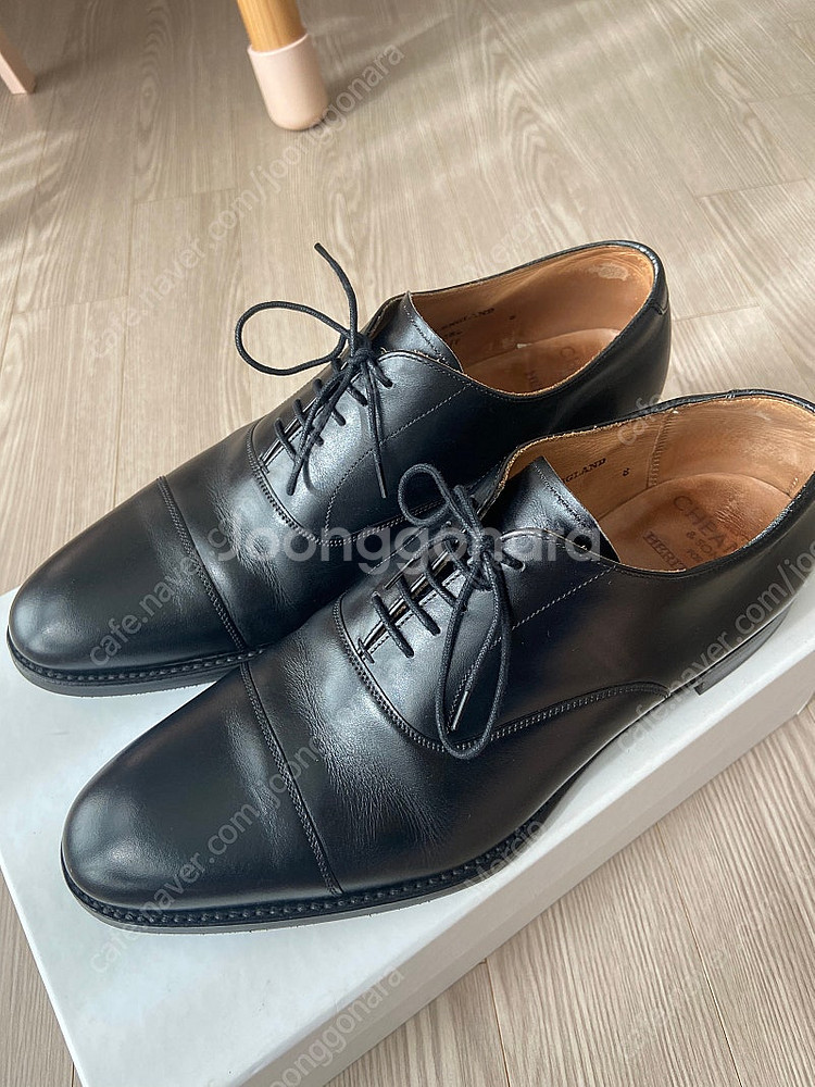 치니(Cheaney) 옥스포드 스트레이트팁 구두 UK8(265-270)--2