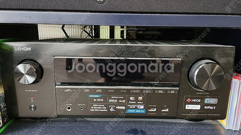 데논 9.2채널 리시버 AVR-X3600H + 스피커--1