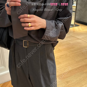 새상품 mone 리본빛 소피 블라우스