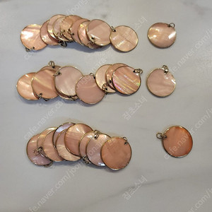 30mm 피치자개펜던트 30개