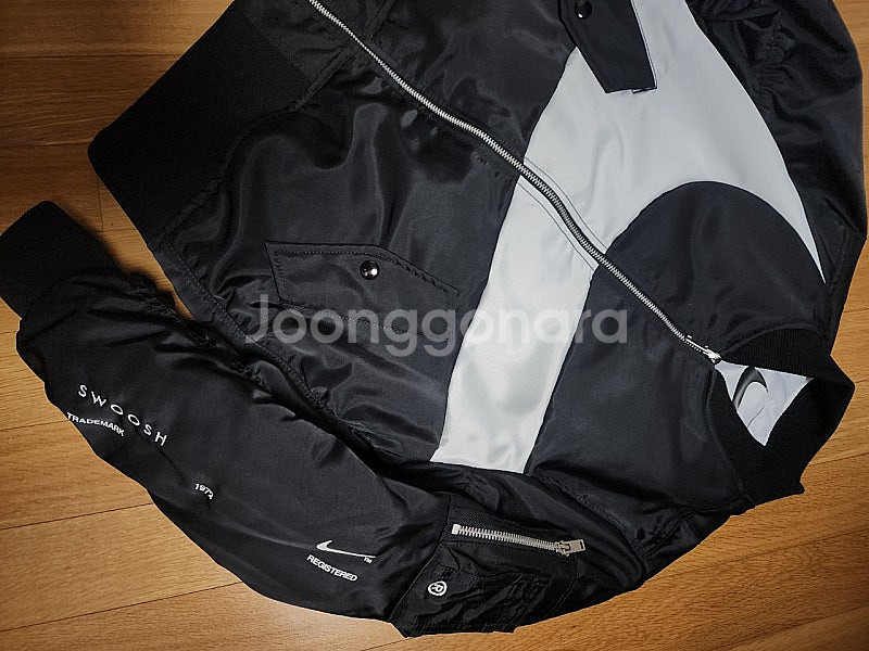 중고 실착1회 S - 나이키 남성 양면 항공점퍼 봄버 ...--2