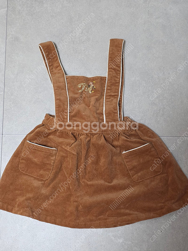 토토헤로스 멜빵치마 원피스 100--0