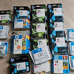 HP 정품잉크 일괄-HP정품잉크 HP(88XL, 18, 78, 96,21,57,922xl) Hp구형모델 잉크