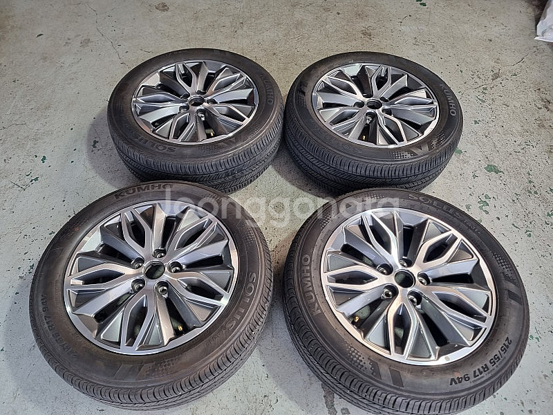 $ 중고 K5 DL3 17인치 휠타이어 215 55 1...--0