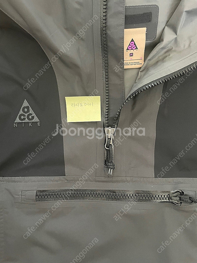 ACG 아노락 고어텍스 팩라이트 자켓 블랙 M사이즈--4