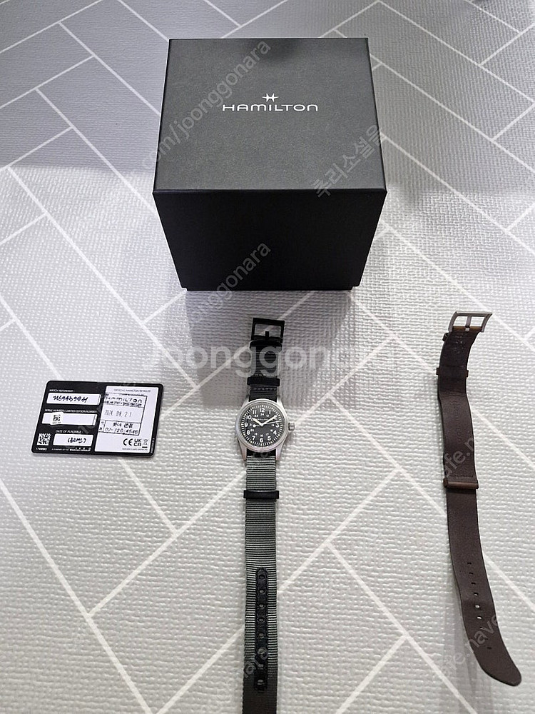 해밀턴 카키 필드 메카니컬 38mm – 상태 최상 / ...--4