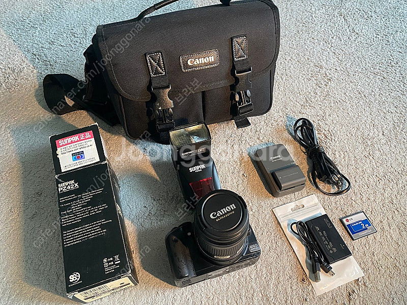 캐논 dslr 400d 28-80 렌즈 풀세트 스트로보...--0