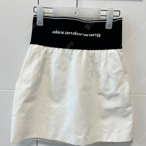 알렉산더왕 로고밴딩 스커트