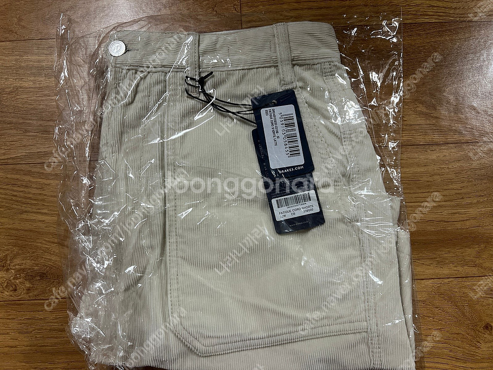 드레익스 23 SS 오트밀 코듀로이 퍼티그 반바지 32...--1