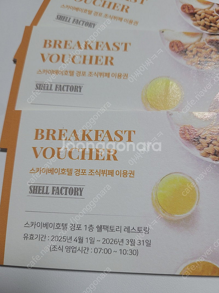 [판매] (강릉)스카이베이 경포호텔-조식뷔페쿠폰--2
