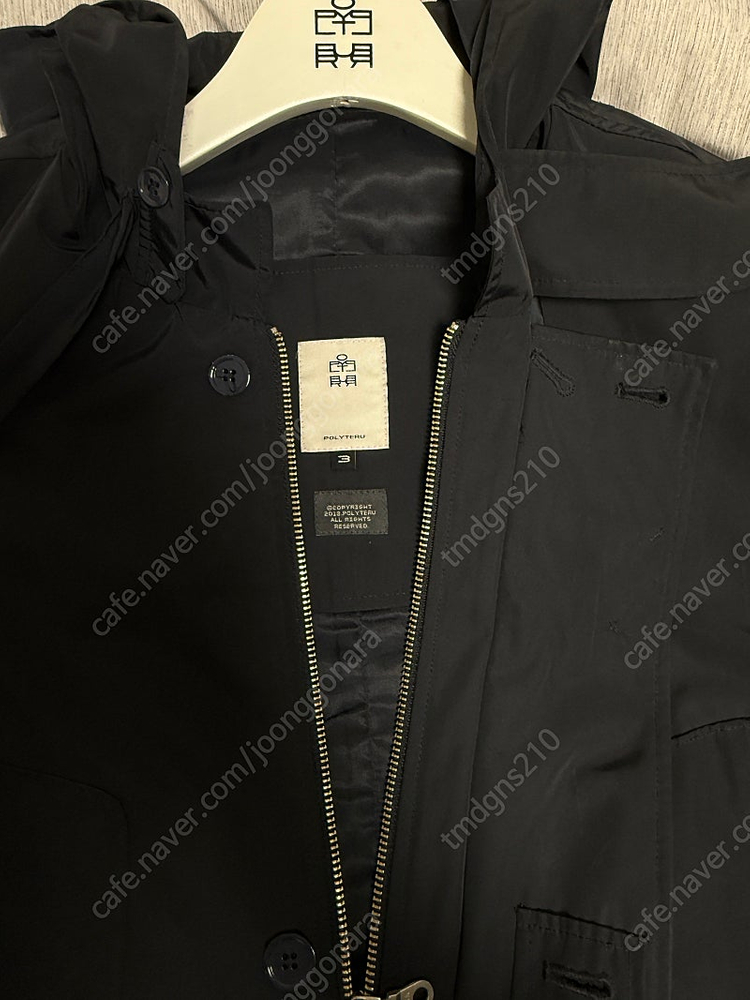 폴리테루 22ss 후디드파카 다크네이비 3--3