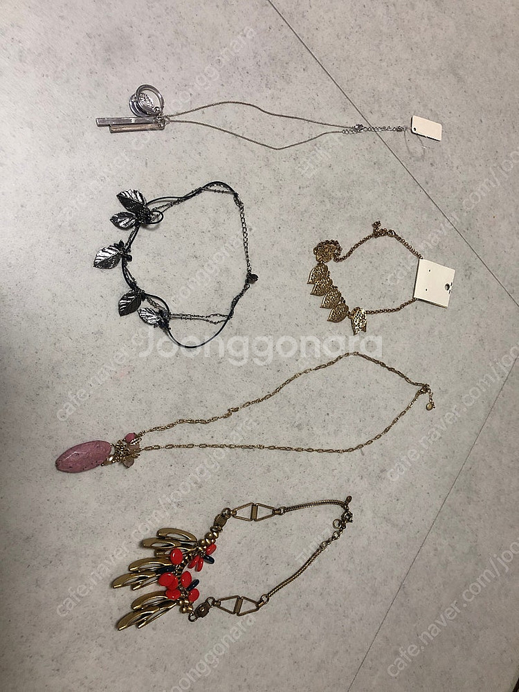 포인트 목걸이 여러가지 새상품 포함--0