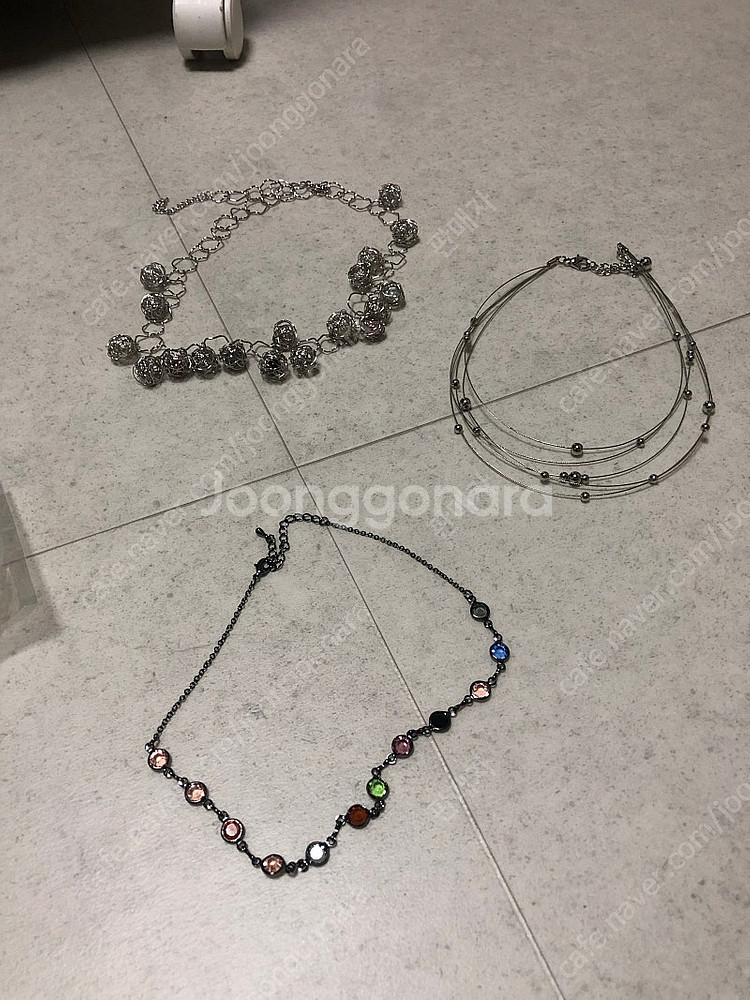 포인트 목걸이 여러가지 새상품 포함--8