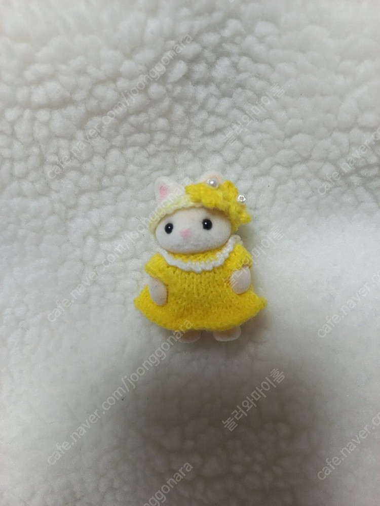 실바니안 아기 머리띠세트원피스 뜨개옷 이미지