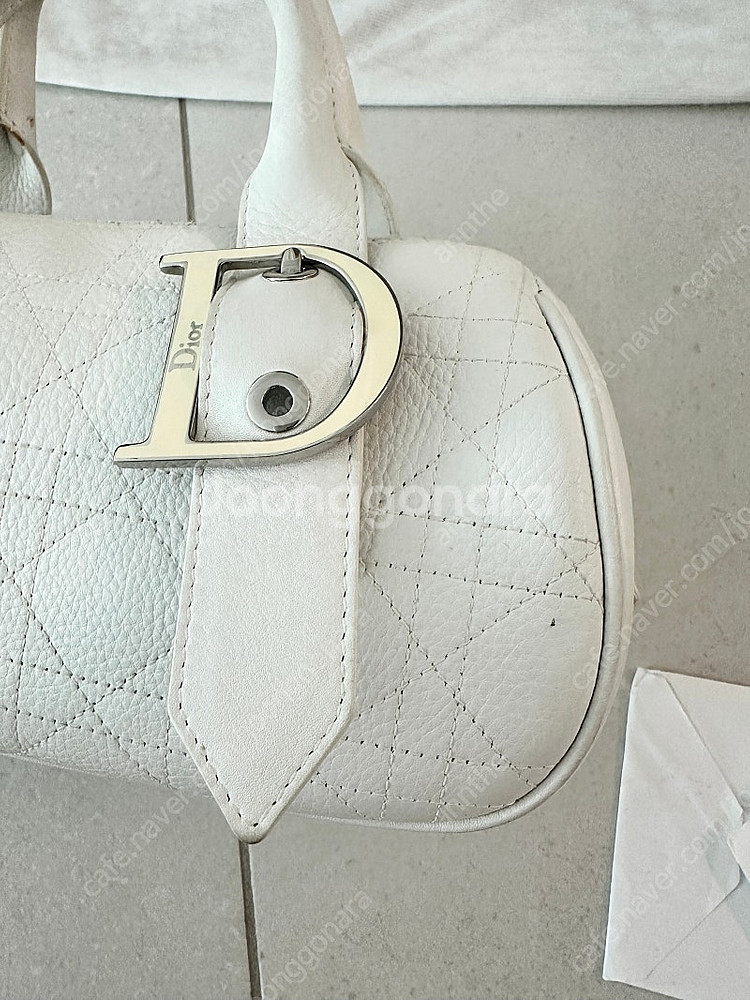 정품) Dior 디올 까나쥬 토트백 - 스몰, 화이트--3