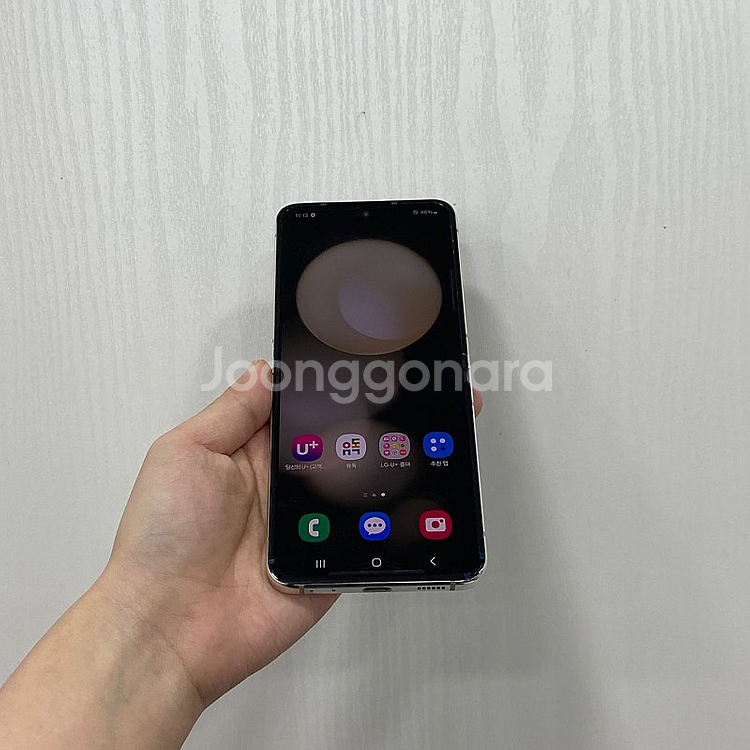 63090 갤럭시Z플립5 512기가 크림 공기계 팝니다 39만원--1