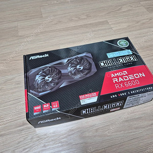 애즈락 라데온 RX6600 8GB 미개봉 판매합니다.