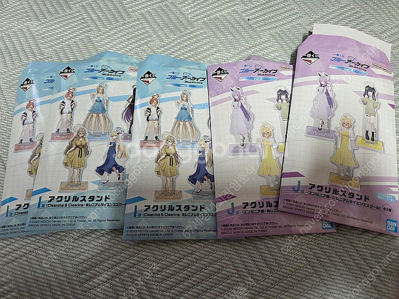 블루아카이브 제일복권 I상 J상 아카네, 우타하, 코토...--0