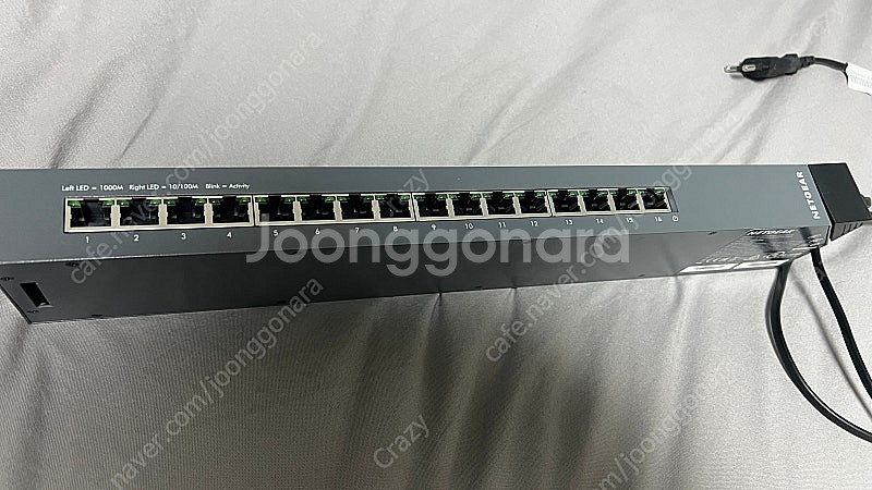 넷기어 기가비트 스위칭 허브 GSS116E--0