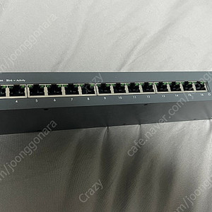 넷기어 기가비트 스위칭 허브 GSS116E