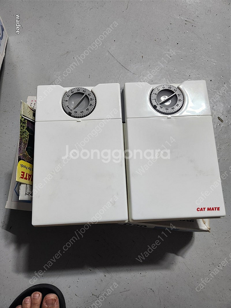 캣메이트 자동급식기 미사용 C50 및 C20 2개--3