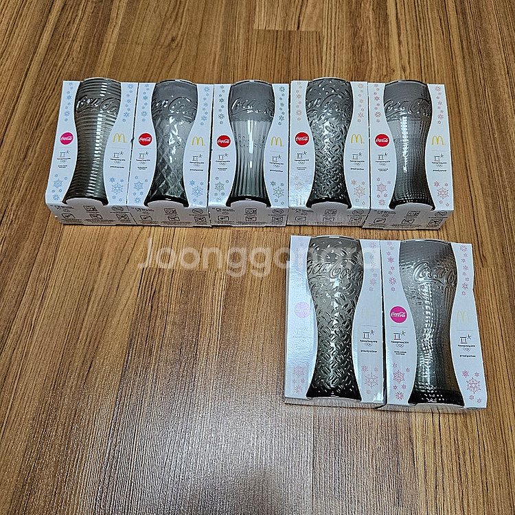 맥도날드 코카콜라 유리컵 360ml 평창 에디션 (미사...--0