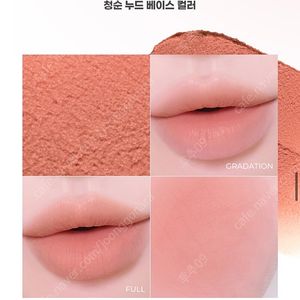 컬러그램 누디 블러 틴트 1호 살구살몬, 8호 힙초콜릿