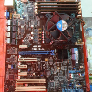 (서버용 메인보드세트) 아수스P40-C/4L+제온E3-1230V3+삼성32기가 램