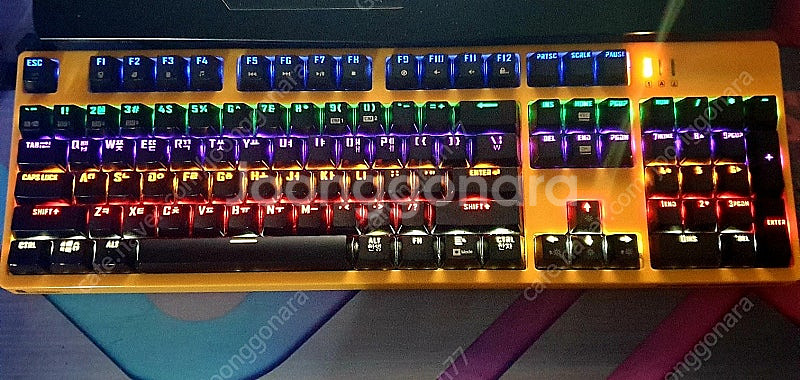 A급 완전방수 앱코 K660 스페셜에디션 엘로우 광축키...--2