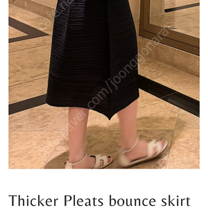아브릴 avril 씨커 플리츠 바운스 스커트 Thicker Pleats bounce skirt