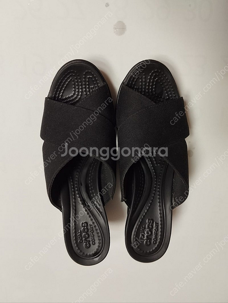 크록스 레이웨지 엑스 스트랩 슬리퍼 w6 230--1