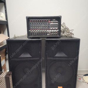 파워드믹서 + JBL15인치 스피커 세트 싸게 드립니다