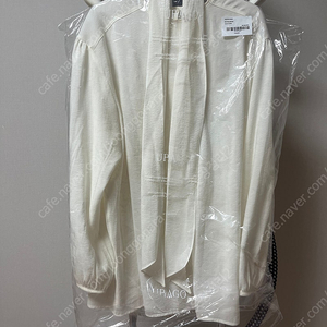 유라고 타이블라우스 Roel tie blouse 크림 새상품