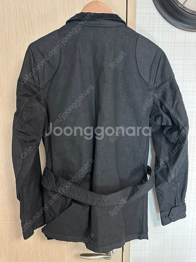 폴로 랄프로렌 데님앤서플라이 왁스드 모터사이클 벨트 자...--6