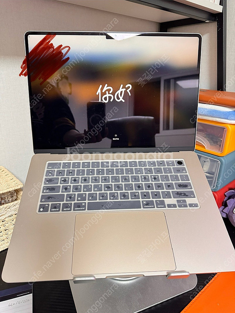 맥북에어 M3 15인치 512GB, 24GB램 판매--1
