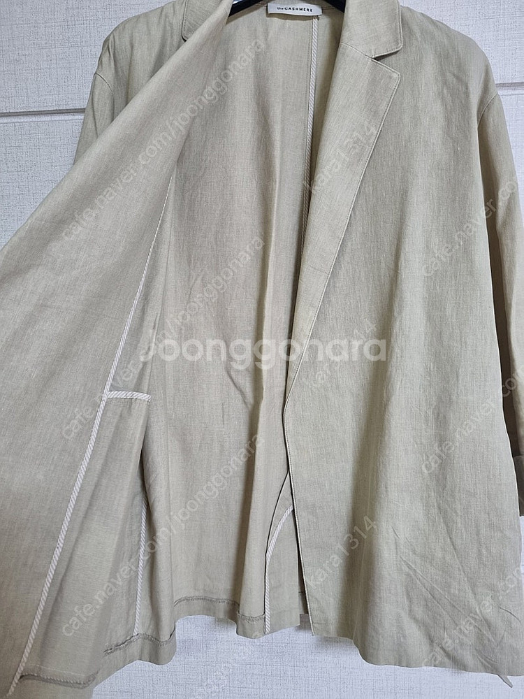 The cashmere 린넨자켓--4