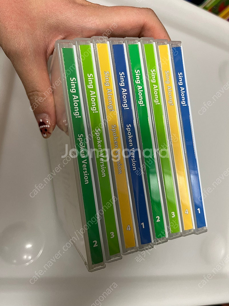 구버전 싱얼롱 cd, 책, 가이드북 각각--0