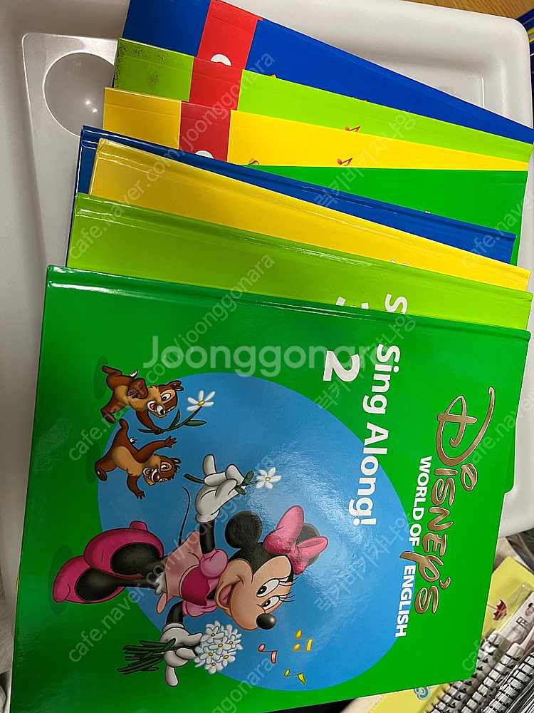 구버전 싱얼롱 cd, 책, 가이드북 각각--1