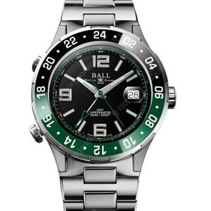 볼워치 로드마스터 파일럿 GMT 블랙&그린/블랙 40mm