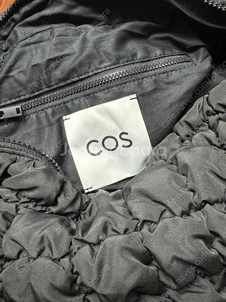 코스 cos 구름백 퀼티드 오버사이즈 백 블랙--1