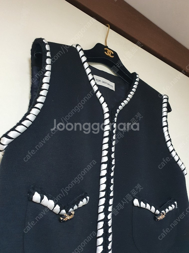 한섬 톰 그레이하운드 TOM GREYHOUND 22 라이닝 베스트 (S)--1