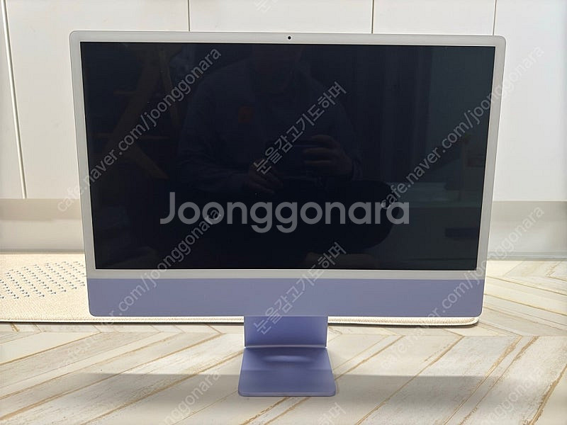 아이맥 24형 M1 퍼플 16GB 512GB (박스 풀...--0