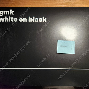GMK White on Black 미사용, 미체결
