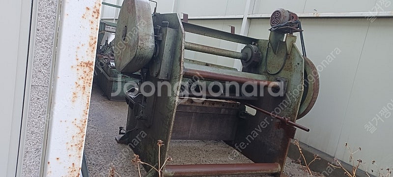 샤링기 철판 절단기 공작기계 밀링 선반 중고--0
