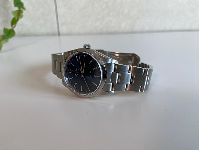 롤렉스 Rolex 에어킹 14000m 블루다이얼 34m...--0