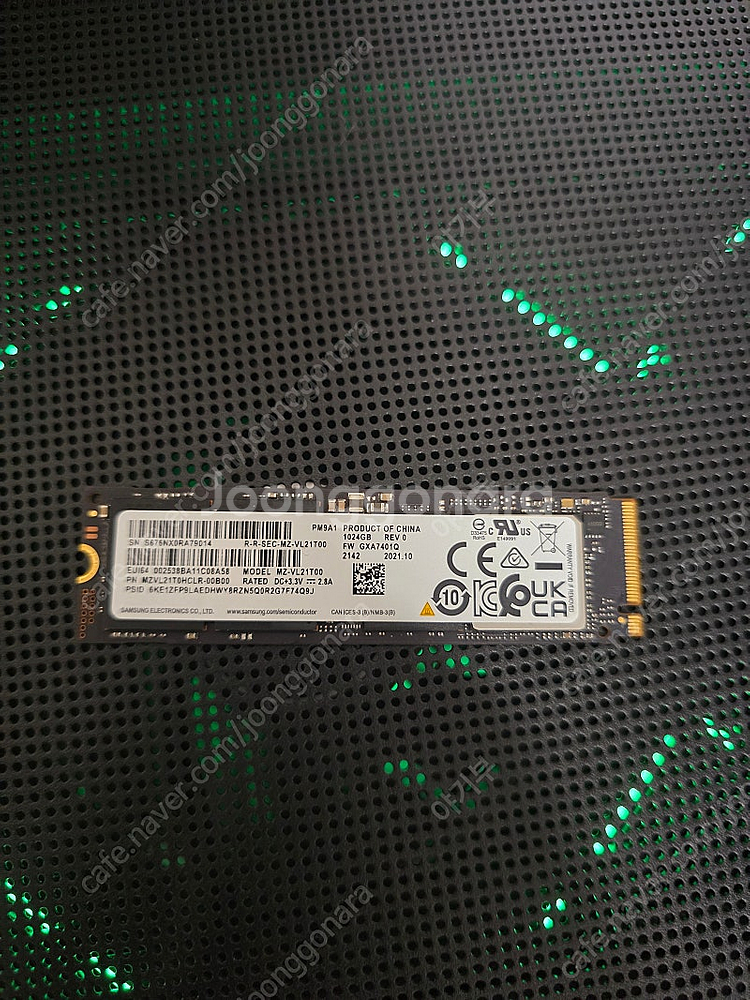 pm9a1 1tb 팝니다.--0