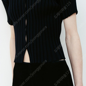 le17septembre millie knit short cardigan black