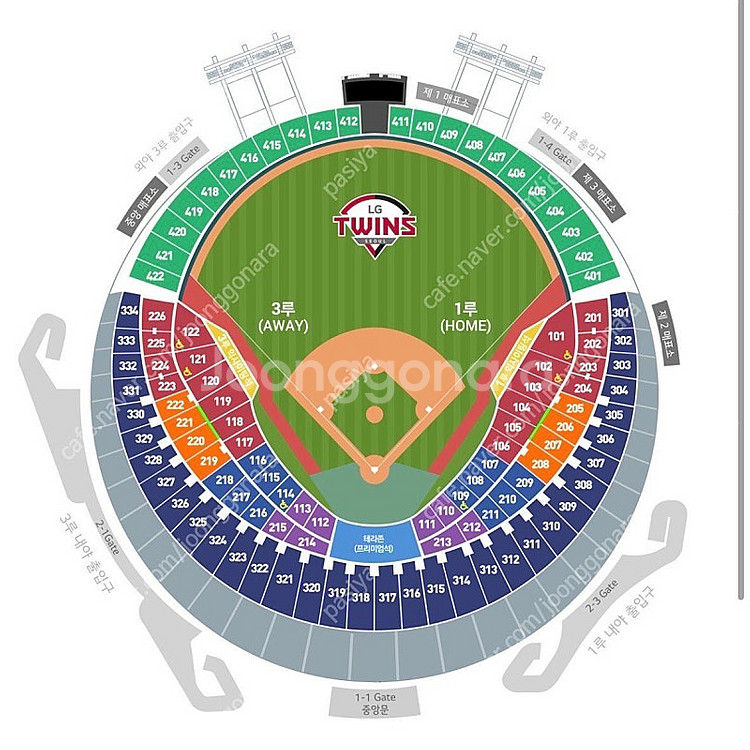 [4월 12일]LG 트윈스 vs 두산 1루 익사이팅석 ...--0