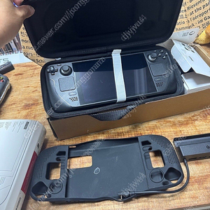 스팀덱lcd256/도킹스테이션정품/실리콘케이스 풀박