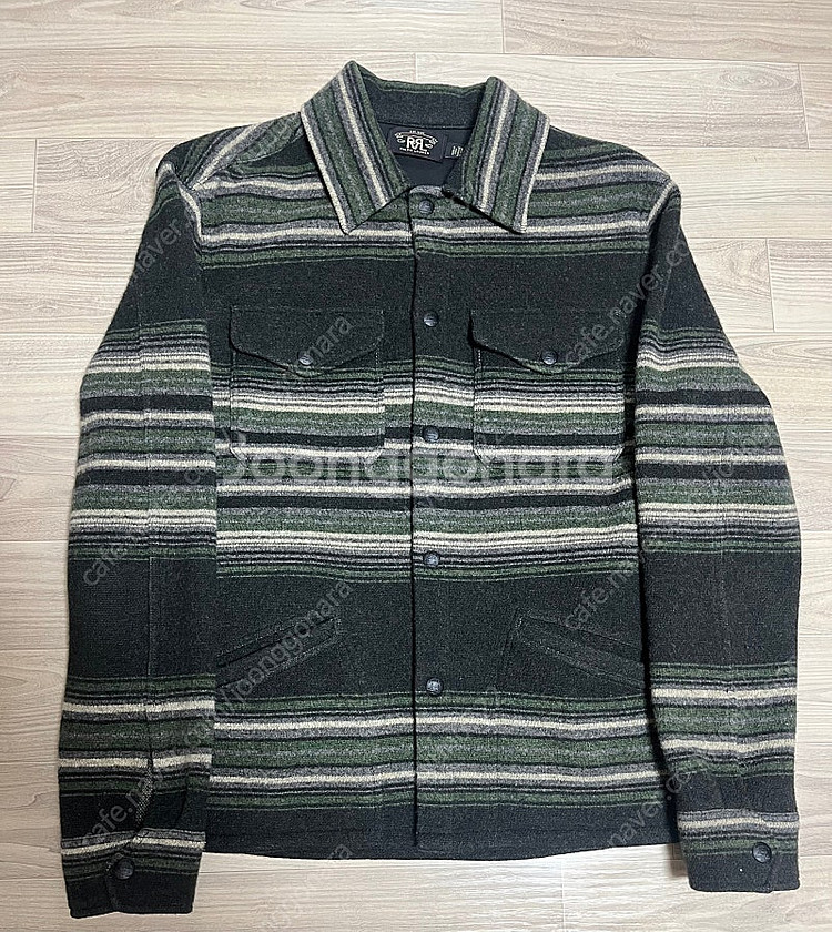 RRL(DOUBLE RL)캐시미어 울 셔츠 자켓(리얼맥...--0